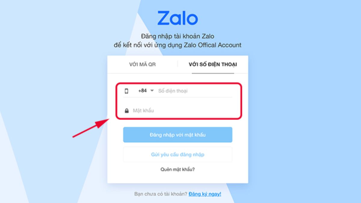 Cách đăng ký Zalo Business trên điện thoại bước 4