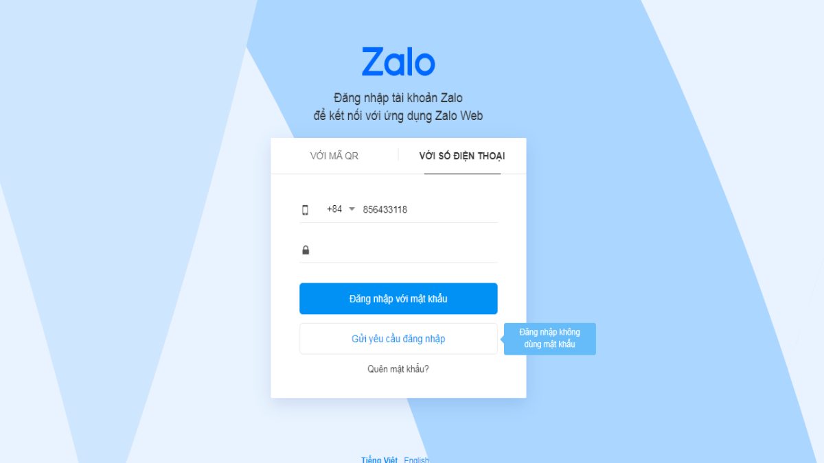 Cách lấy mật khẩu Zalo qua Gmail trên máy tính bước 1
